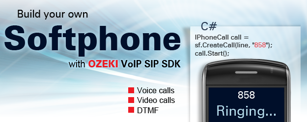VoIP SIP software to build your own C# softphone
