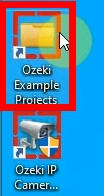trying the ozeki voip examples