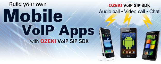 VoIP SIP software to create mobile VoIP apps (audio call, video call, chat)