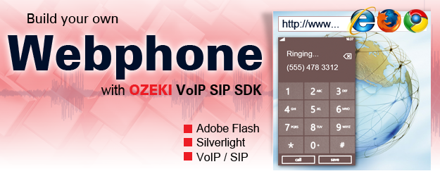 VoIP SIP software to build your own webphone