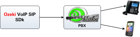 connection with kamailio