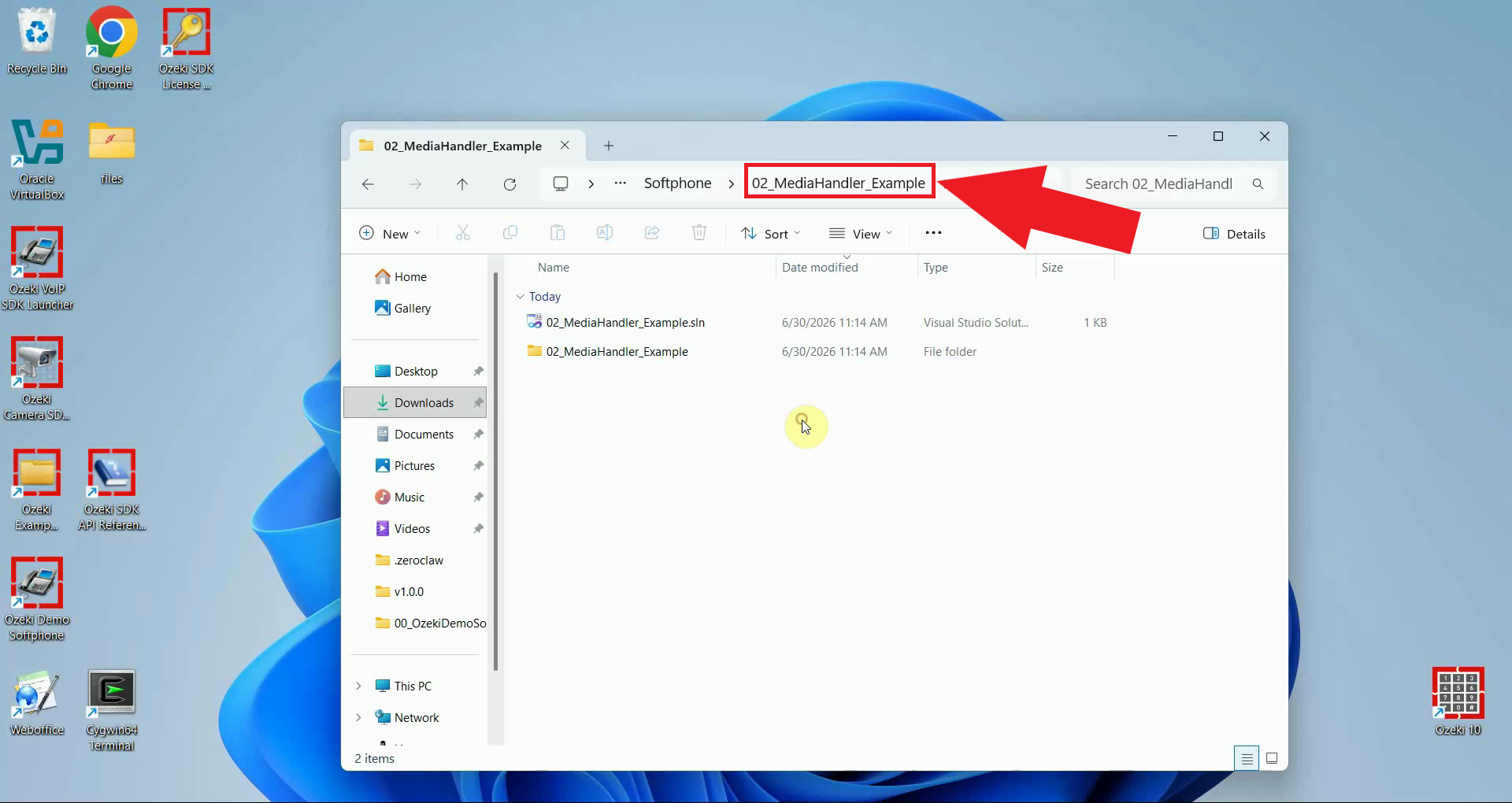 Navigate into the project directory