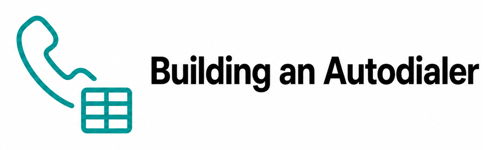 Building an autodialer poster image