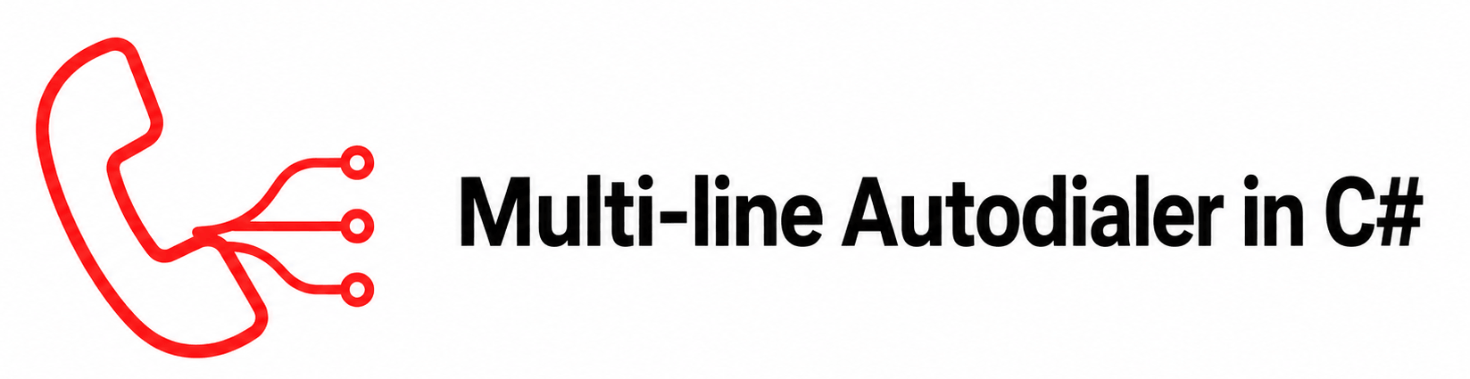 Multi-line autodialer poster image