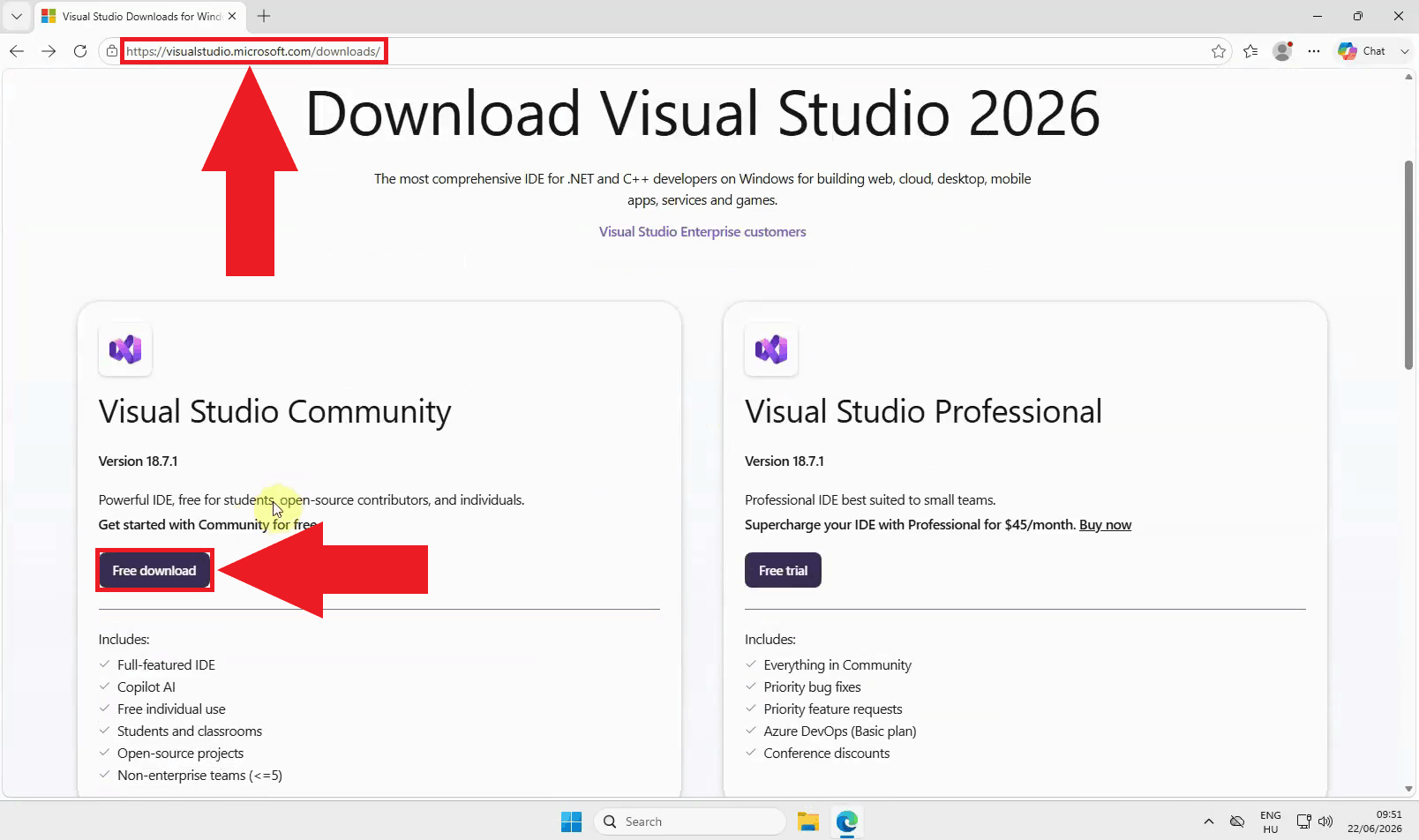 Download Visual Studio Community